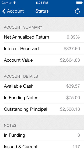 【免費財經App】Status for LendingClub-APP點子