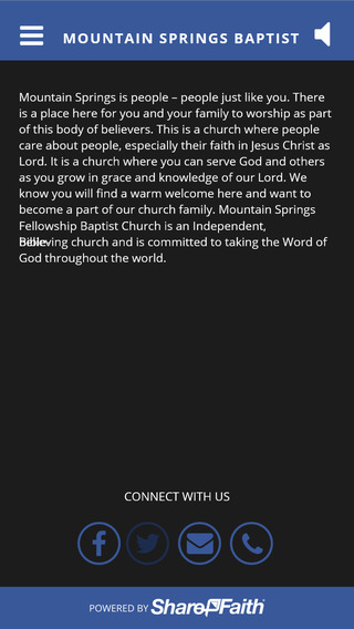 【免費生活App】Mountain Springs Baptist-APP點子