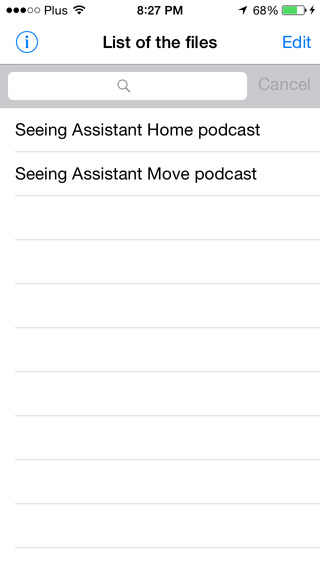 Seeing Assistant Audio Lite