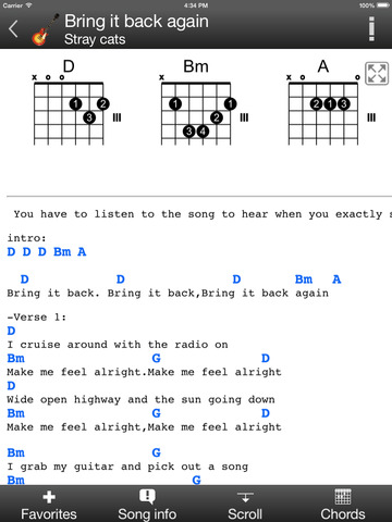 【免費音樂App】GuitarTab - Tabs and chords-APP點子