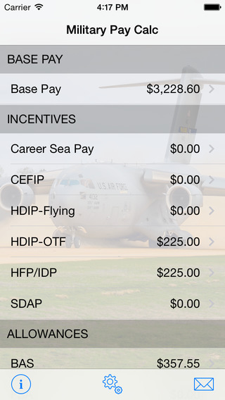 Military Pay Calc