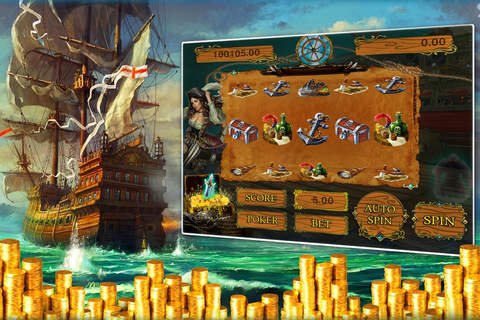 Sexy Girl Pirate Poker screenshot 2