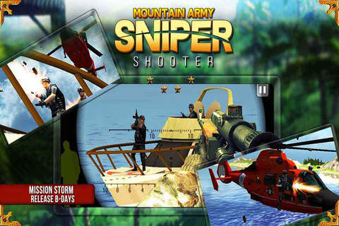 Mountain Army Sniper Shooter screenshot 3