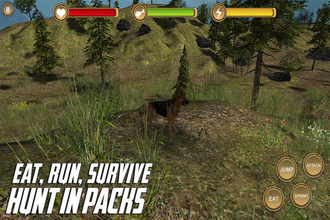 German Shepherd Simulator - HD screenshot 2
