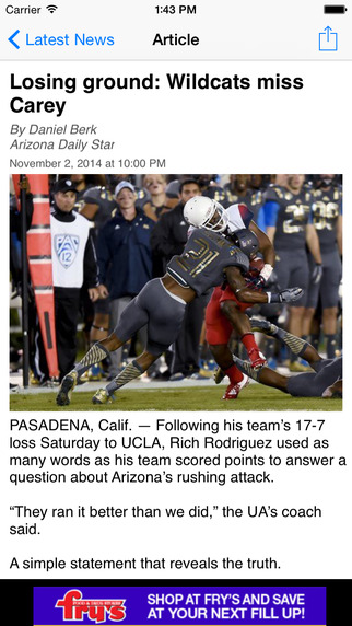 免費下載運動APP|UA Sports from The Arizona Daily Star app開箱文|APP開箱王