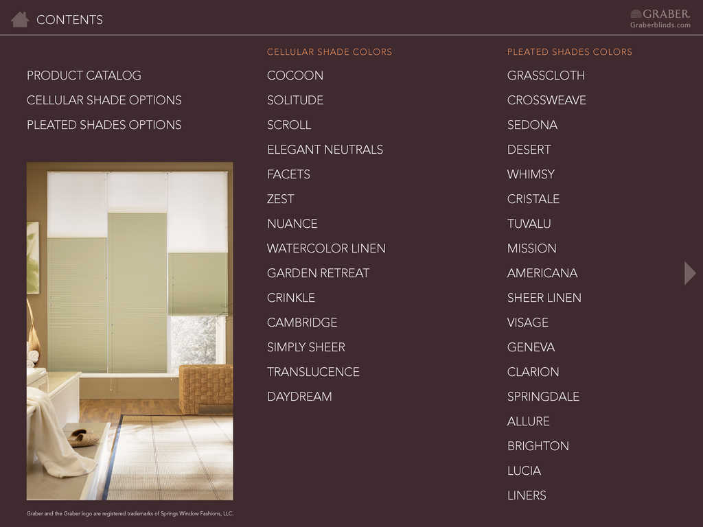 App Shopper Graber Cellular Shades Sample Book (Lifestyle)