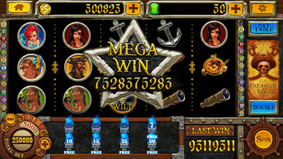 Screenshots of Pirate Slots™ for iPhone