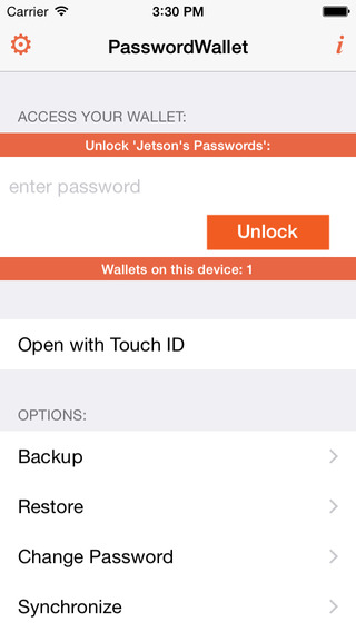PasswordWallet - Password Manager with Touch ID