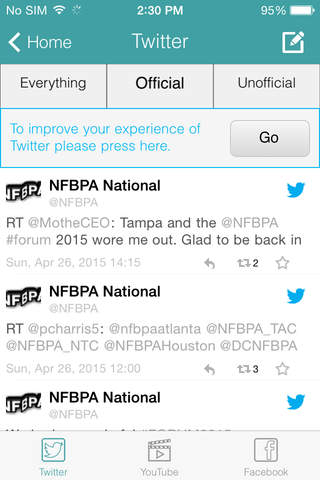 NFBPA Forum screenshot 4
