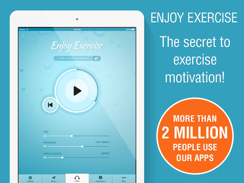 【免費健康App】Enjoy Exercise Hypnosis - FREE Guided Meditation Program for Daily Workout & Fitness Motivation and Fast Weight Loss-APP點子