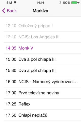 TV Program pre Slovensko screenshot 4