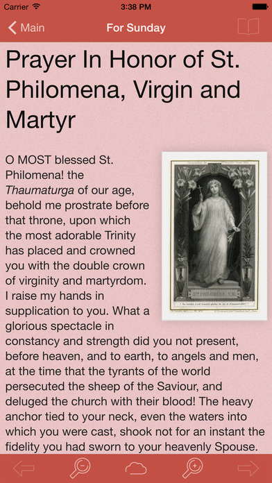 Screenshots of St. Philomena: Dear Little Saint, Virgin Martyr, the Wonder-Worker for iPhone