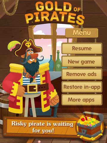 【免費遊戲App】Gold Of Pirates!-APP點子