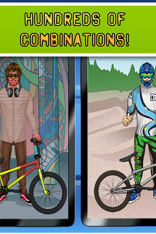Bmx Biker Maker - Create Your Own Action Sports Bike Rider - Ad Free Game screenshot 3