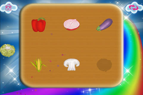 Vegetables Wood Magical Puzzle Match Game screenshot 2