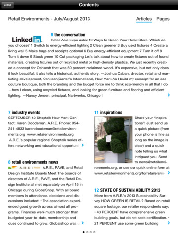 【免費商業App】Retail Environments Magazine-APP點子