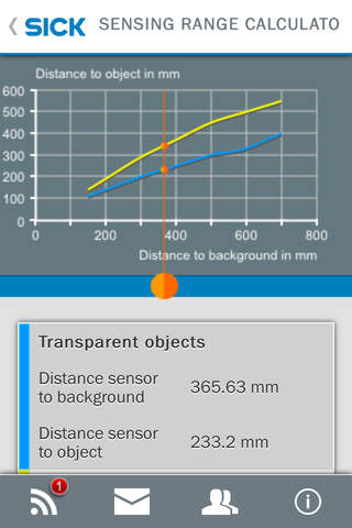 SICK TranspaTect Sensor screenshot 3