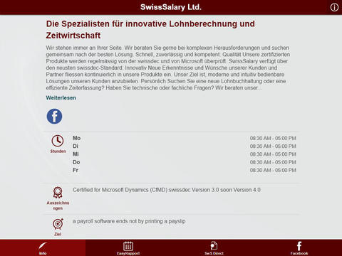 【免費商業App】SwissSalary Ltd.-APP點子