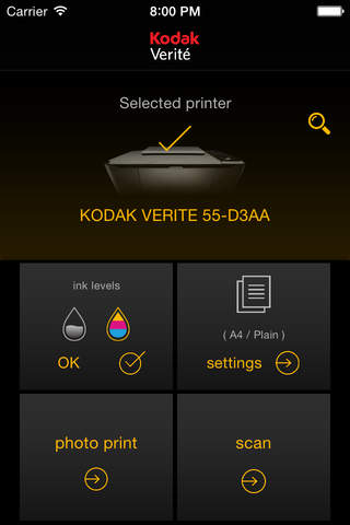 KODAK VERITE Print&Scan screenshot 2