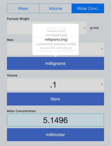 【免費教育App】Molarity Calculator-APP點子