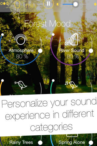 Relax App - Thunderstorm, Beach, Forest & Rain Nature Sounds for Sleep or Power Nap screenshot 3