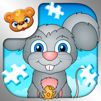 123 Kids Fun PUZZLE BLUE (Free App) - Preschool and kindergarten learning games 遊戲 App LOGO-APP開箱王