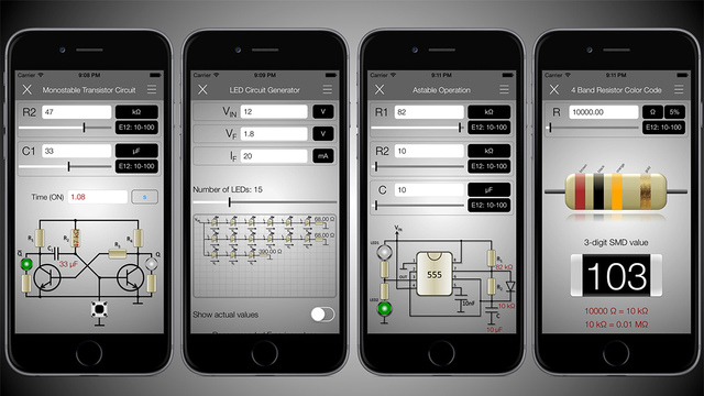 【免費生產應用App】Electronics Engineering ToolKit-APP點子