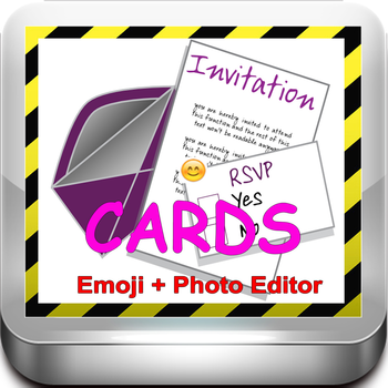 Invitation eCards with Photo Editor.Customize and Send Invitation eCards with Invitation Emoji,Text and Voice Messages LOGO-APP點子