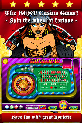 Aaash Sexy Kiss Roulette - Spin the slots wheel to hit the riches of girls casino screenshot 2