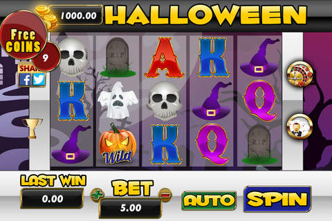 A Aace Halloween Slots - Roulette and Blackjack 21 screenshot 2