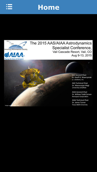 AAS AIAA Astrodynamics Specialist Conference 2015
