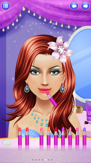 【免費遊戲App】Beautiful Princess Stylist Dress Up & Makeup Beauty Salon for Girls-APP點子