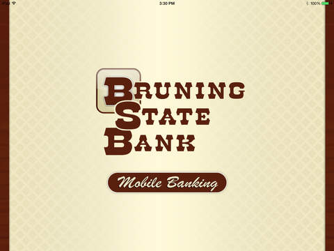 Bruning State Bank for iPad
