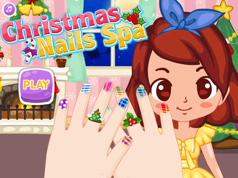 Christmas Nails Spa HD