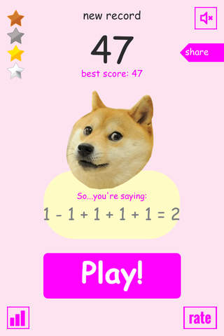 1+2=3 Doge Version screenshot 3