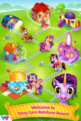 Pony Care Rainbow Resort - Enchanted Fashion Salon screenshot 2