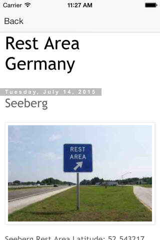 Rest Area Germany screenshot 2