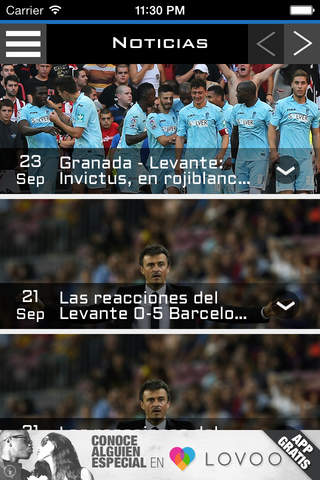 FutbolApp - Levante Edition screenshot 2
