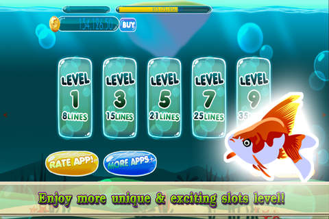 `` AAA Amazing Fish Slots PRO - Fishing in Las Vegas casino to catch big bonus! screenshot 3