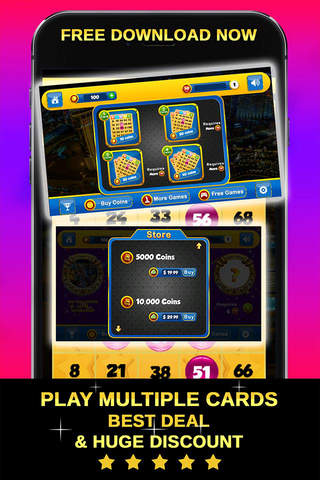 BINGO VIVA LAS VEGAS - Play Online Casino and Gambling Card Game for FREE ! screenshot 3