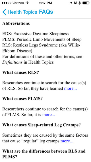 【免費健康App】MedZam Restless Leg & Limb checker for symptoms of RLS includes wellness education to help identify causes, seek treatment and achieve relief while capturing history in a free journal-APP點子