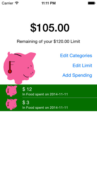 【免費財經App】Dollar Limit - Set one limit, and spend within it-APP點子