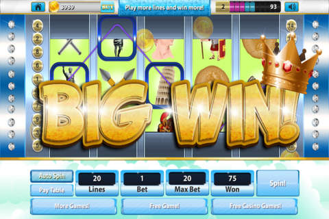 Acropolis Slots Greek God of Riches Casino 777 - ( Win Big With Lucky Bonus Games ) Free screenshot 2