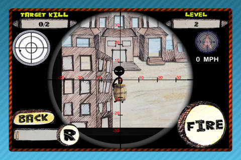 Stick-Man Sniper Wars : Angry Doodle Hero vs Cartoon Assassin Gangster FREE screenshot 4