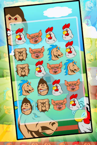 Angry Animals Match-3 Pro Game - Angry Pigs, Bad Birds and war between other furious farm heroes screenshot 2