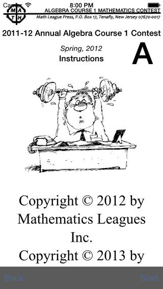 Math League Contests Questions and Answers Algebra 1 2007-12
