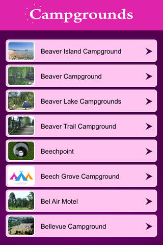 Michigan Campgrounds & RV Parks screenshot 2
