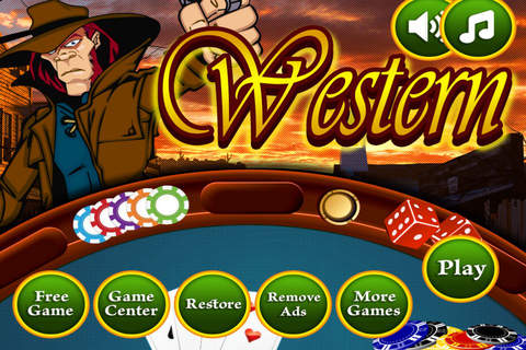 21 Blackjack in Wild West Las Vegas Big Strip Casino Win Style Game Free screenshot 3