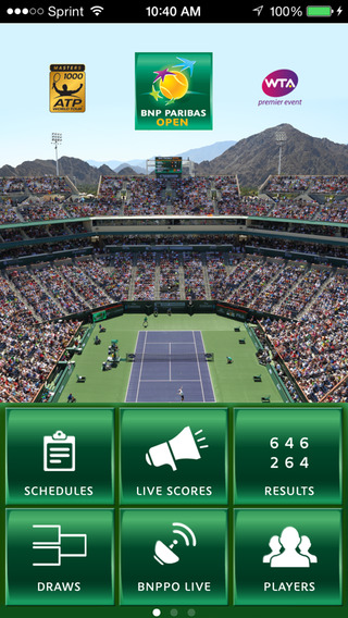 【免費運動App】2015 BNP Paribas Open Official App-APP點子