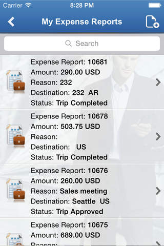 Mobile Travel Expense Management screenshot 4